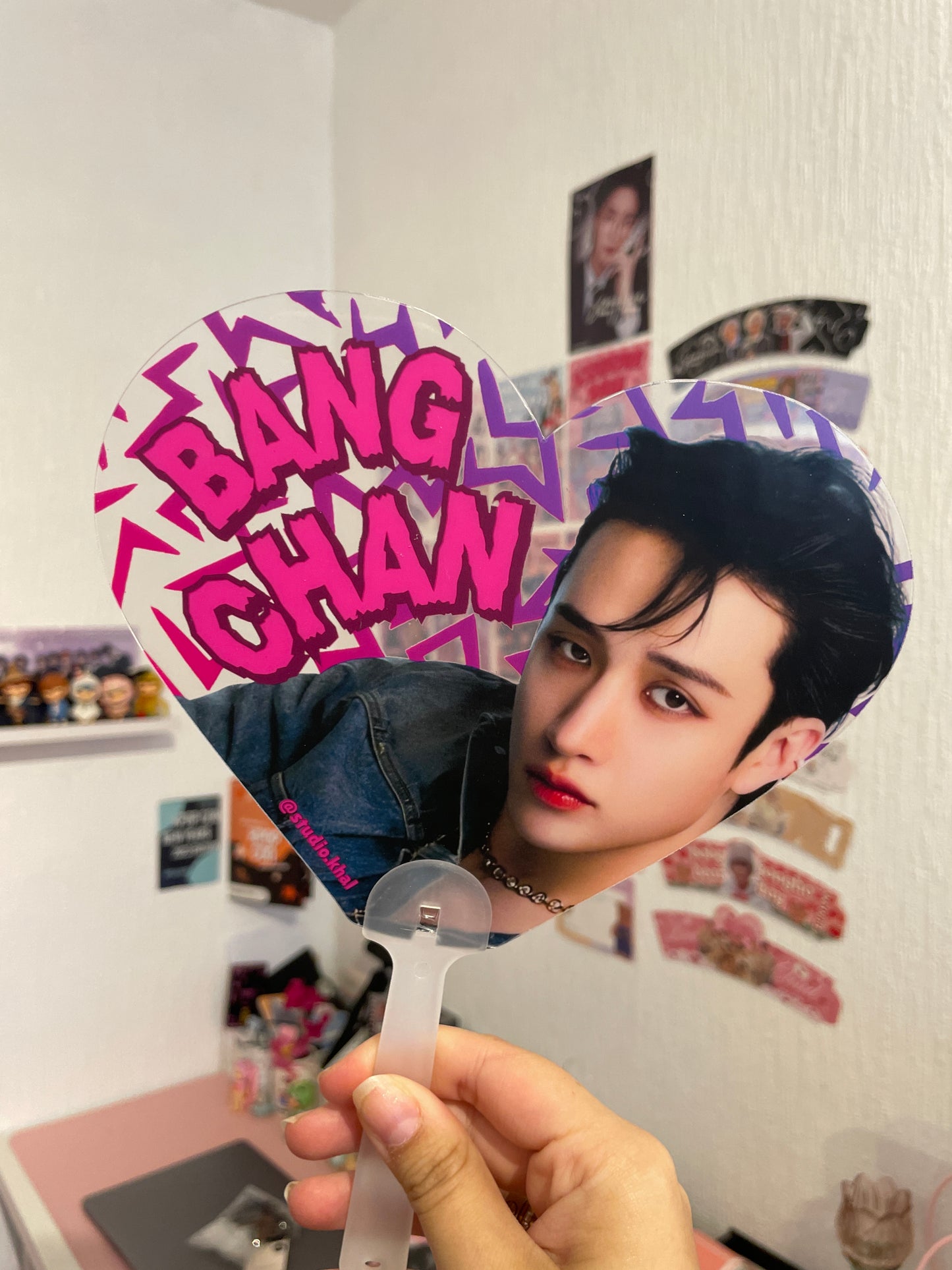 Bang Chan, Lee Know & Jongho Heart-shaped Pickets