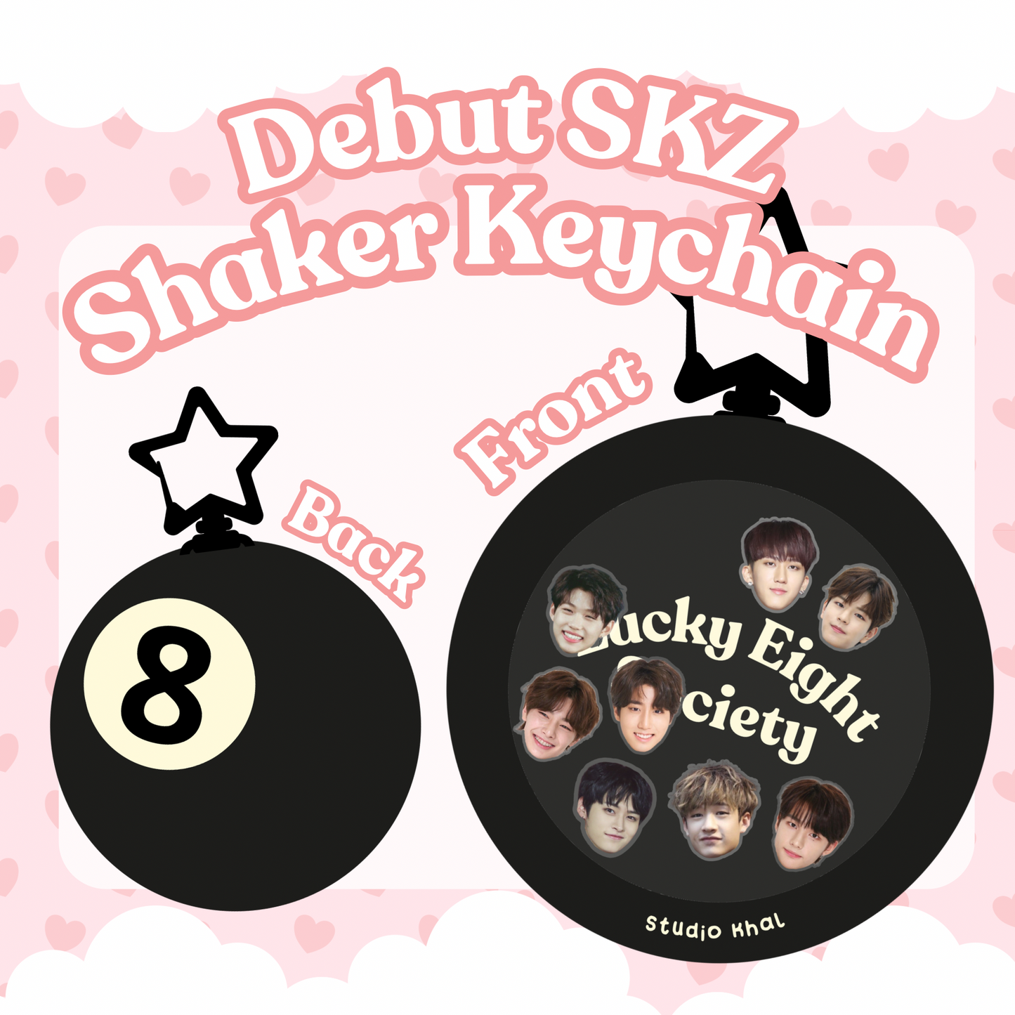 Stray Kids Debut Shaker Keychain