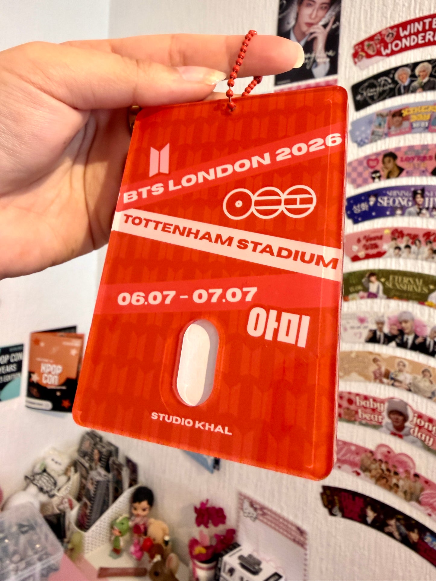 BTS London Concert Photocard Holder