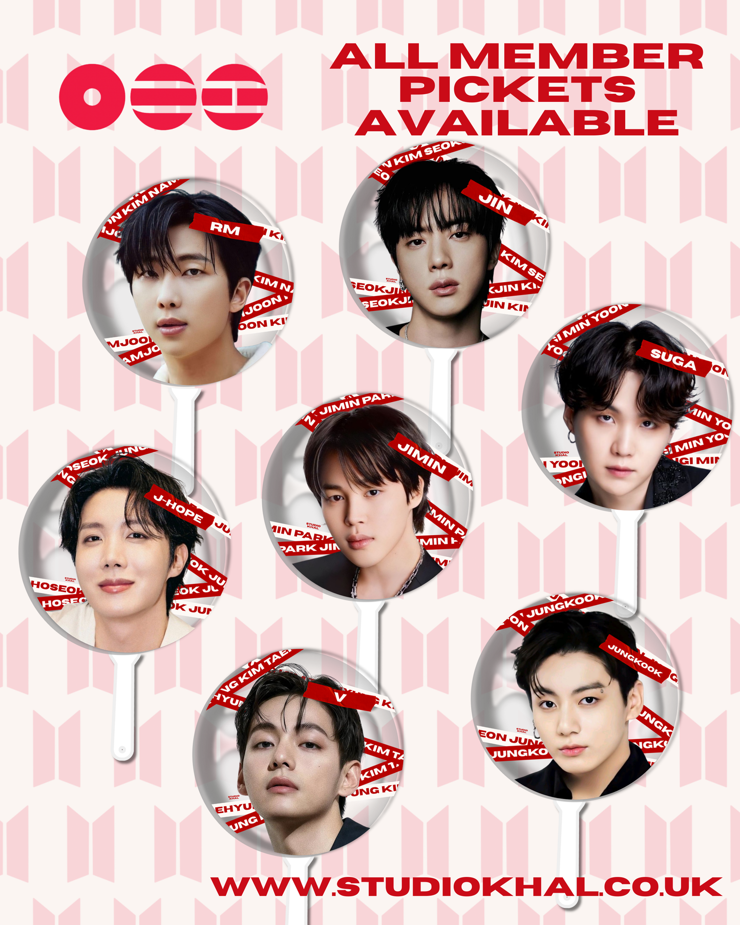 BTS Member Concert Pickets