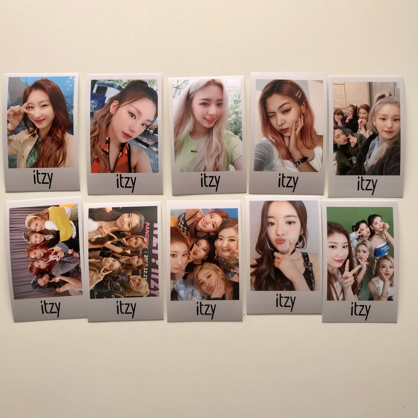 10 Itzy Polaroid Style Photocards | Kpop