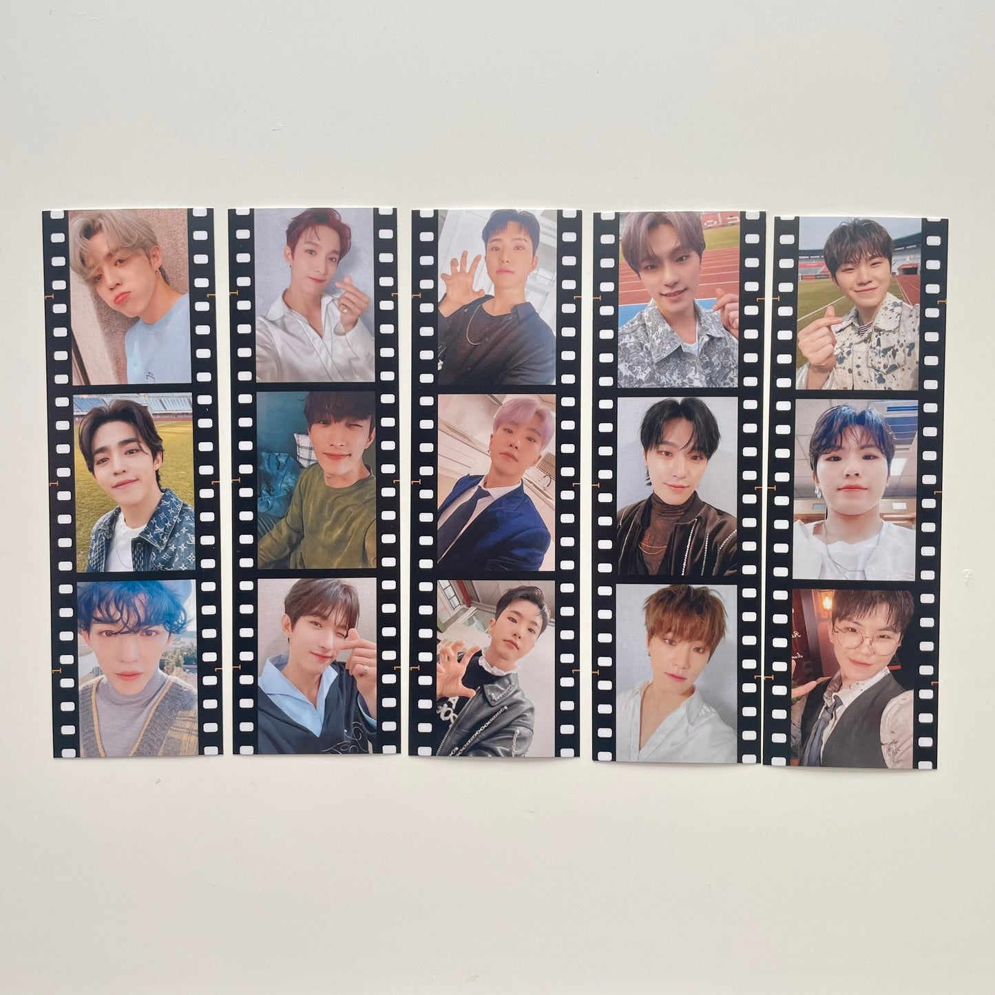 Seventeen Selfie Photostrips/Bookmarks | Full Set