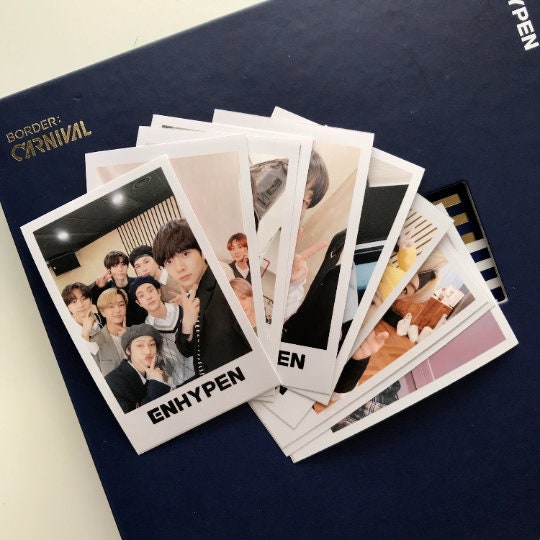10 Enha Polaroid Style Photocards | Kpop