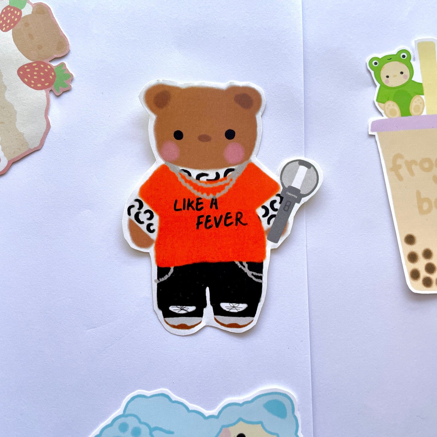 Kpop Fandom Bear Stickers | Kpop