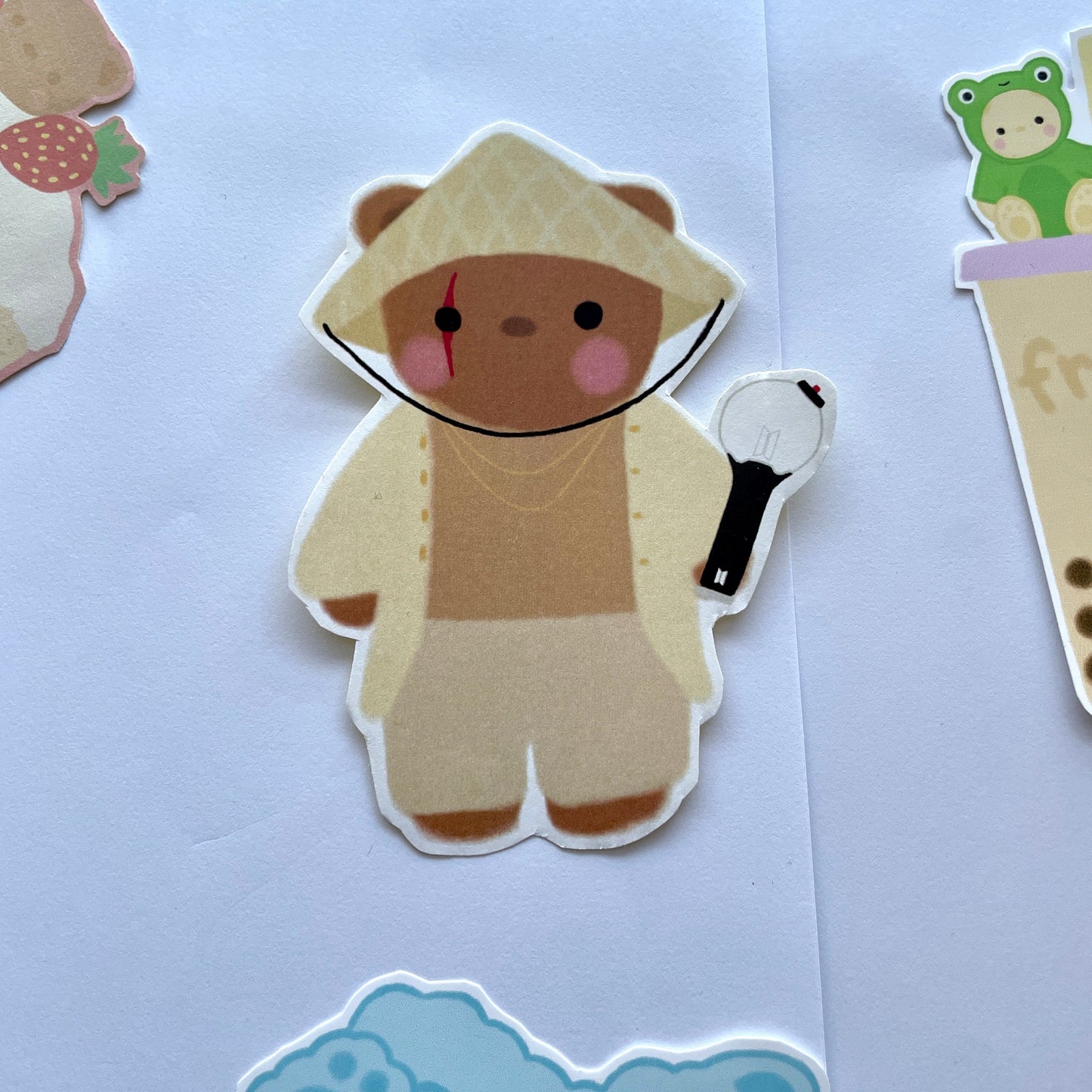 Kpop Fandom Bear Stickers | Kpop