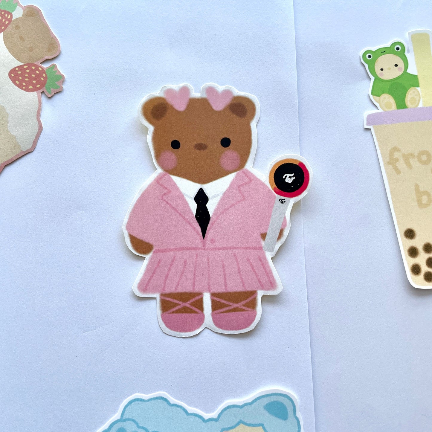 Kpop Fandom Bear Stickers | Kpop