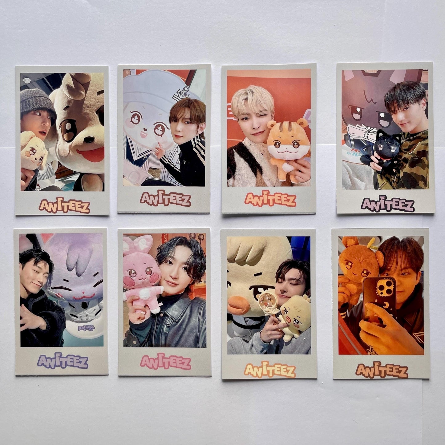 8 ATEEZ Aniteez Polaroid Style Photocards | kpop