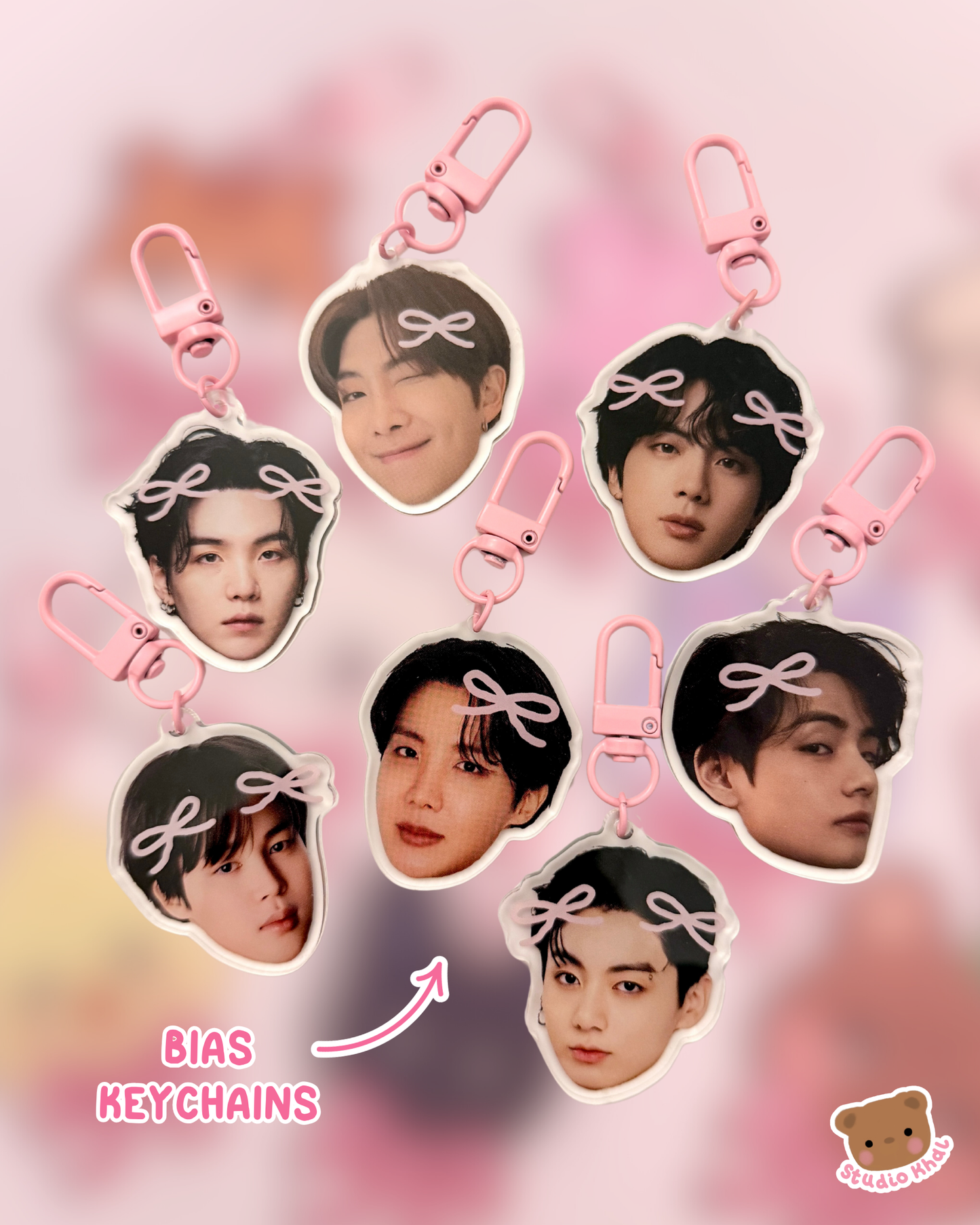 BTS Bias Keychains