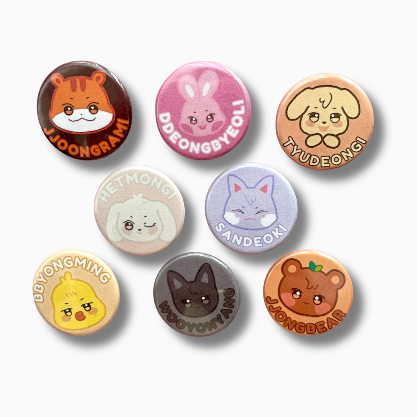 ANITEEZ and SKZOO Name Badges | 25mm