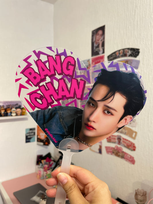 Bang Chan, Lee Know & Jongho Heart-shaped Pickets