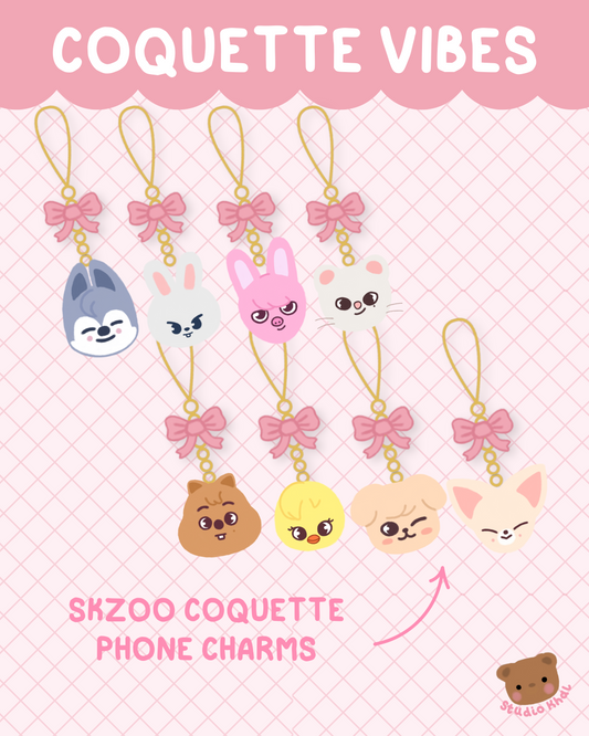 SKZOO Coquette Phone Charms