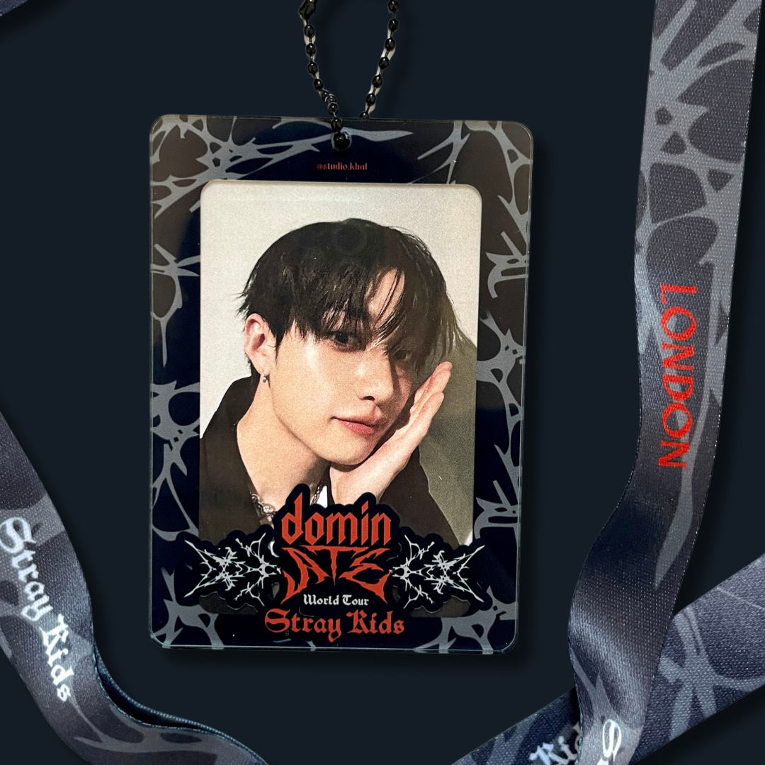 Stray Kids In London Photocard Holder and Lanyard
