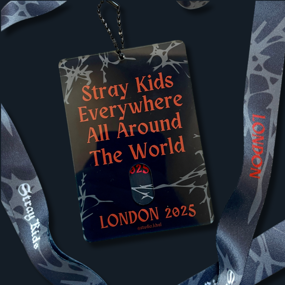 Stray Kids In London Photocard Holder and Lanyard