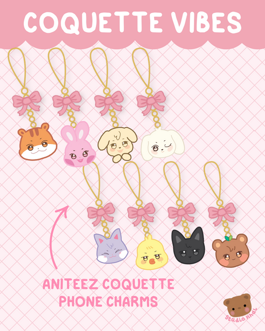 ANITEEZ Coquette Phone Charm