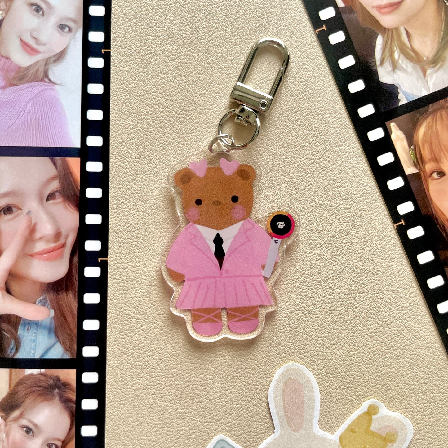 Fandom Bear Keychains
