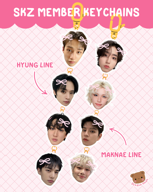 Stray Kids Member Keychains
