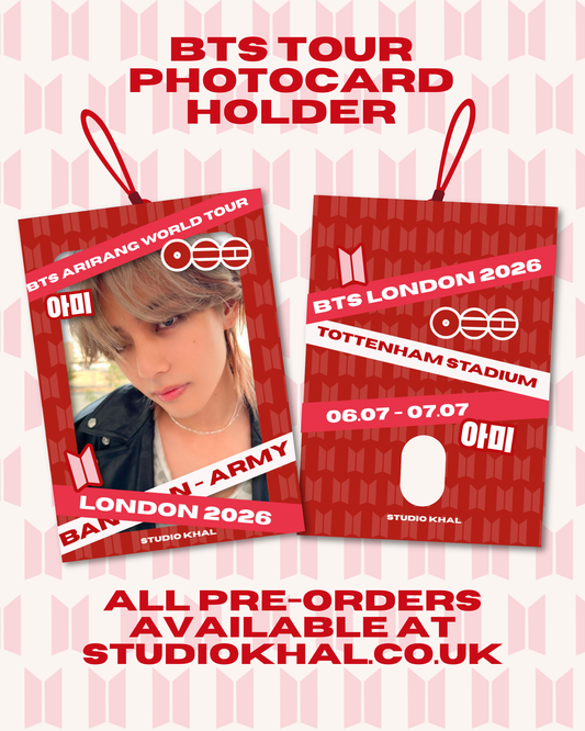 BTS London Concert Photocard Holder