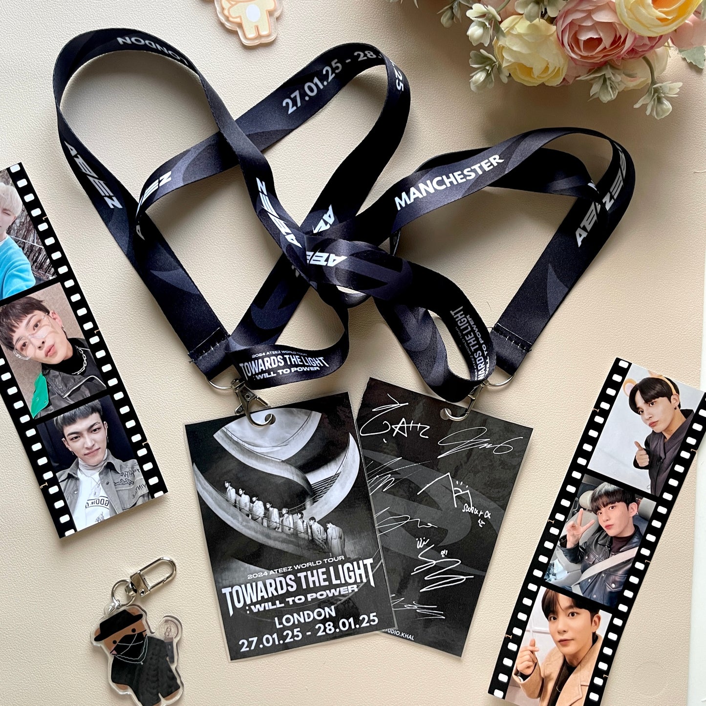 Ateez London & Manchester Tour Lanyards