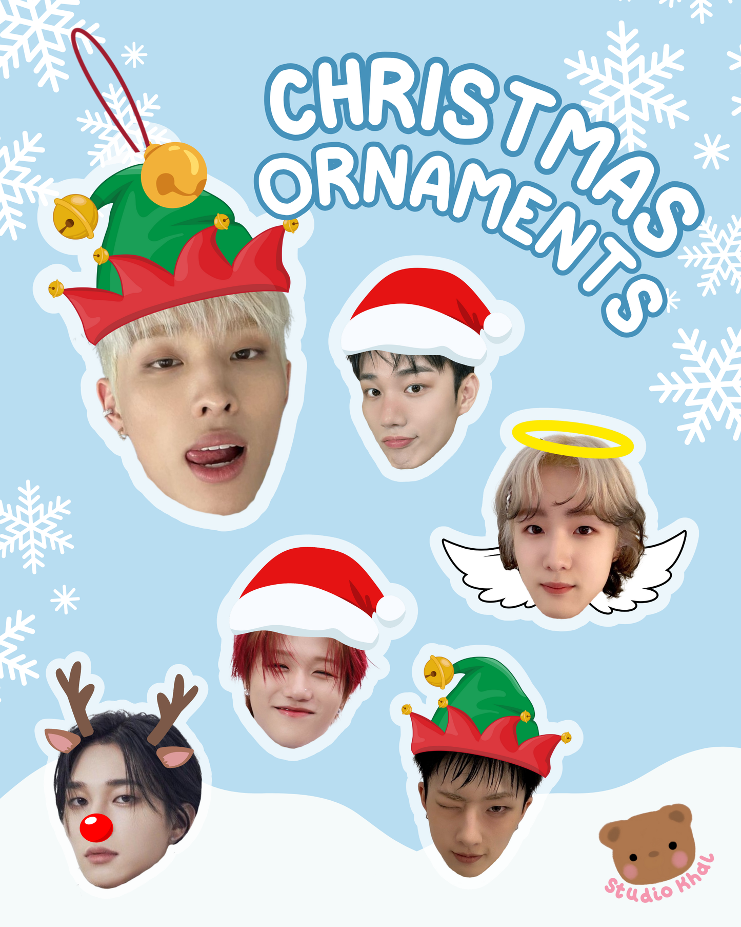 P1Harmony Christmas Ornaments (shipping end of November)