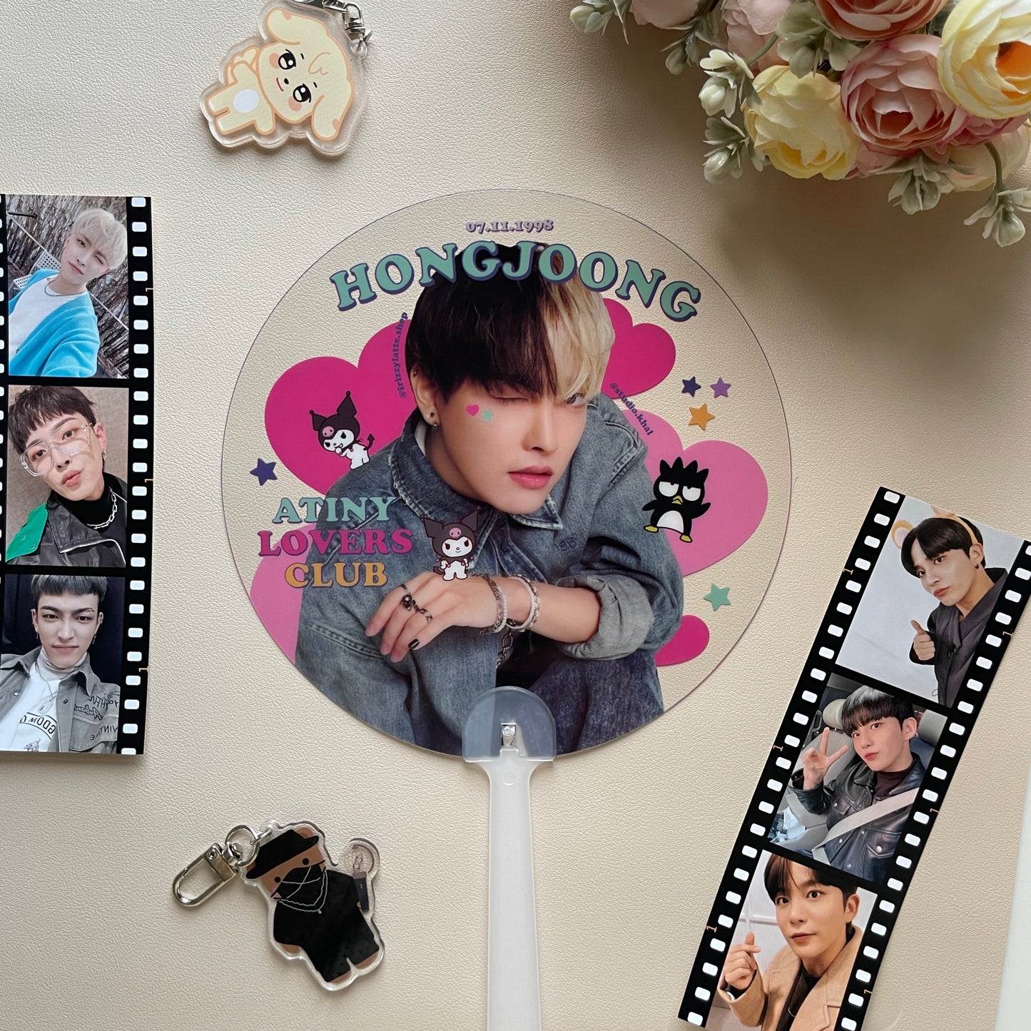 Ateez Member Picket Fans