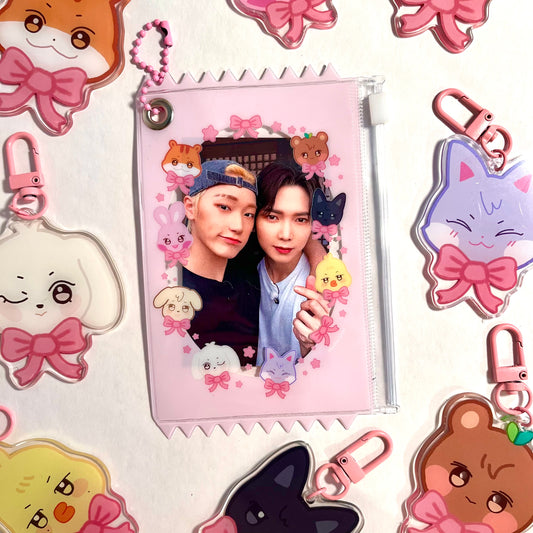 ANITEEZ Coquette Zip Pouch Photocard/Trinket Holder