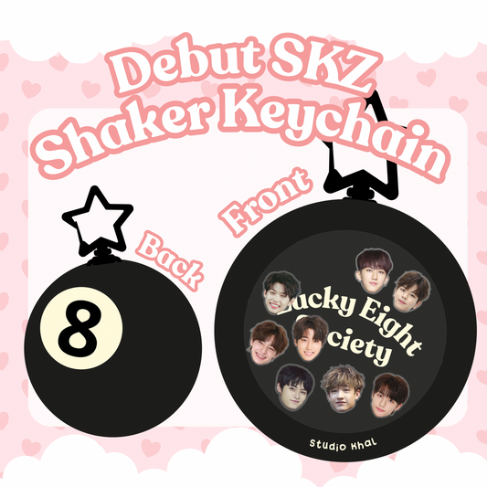 Stray Kids Debut Shaker Keychain