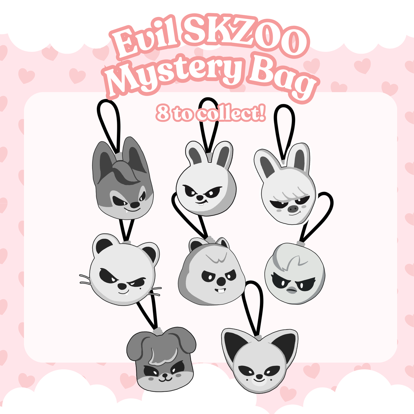 Evil Skzoo Phone Charm/Keychain Mystery Bag