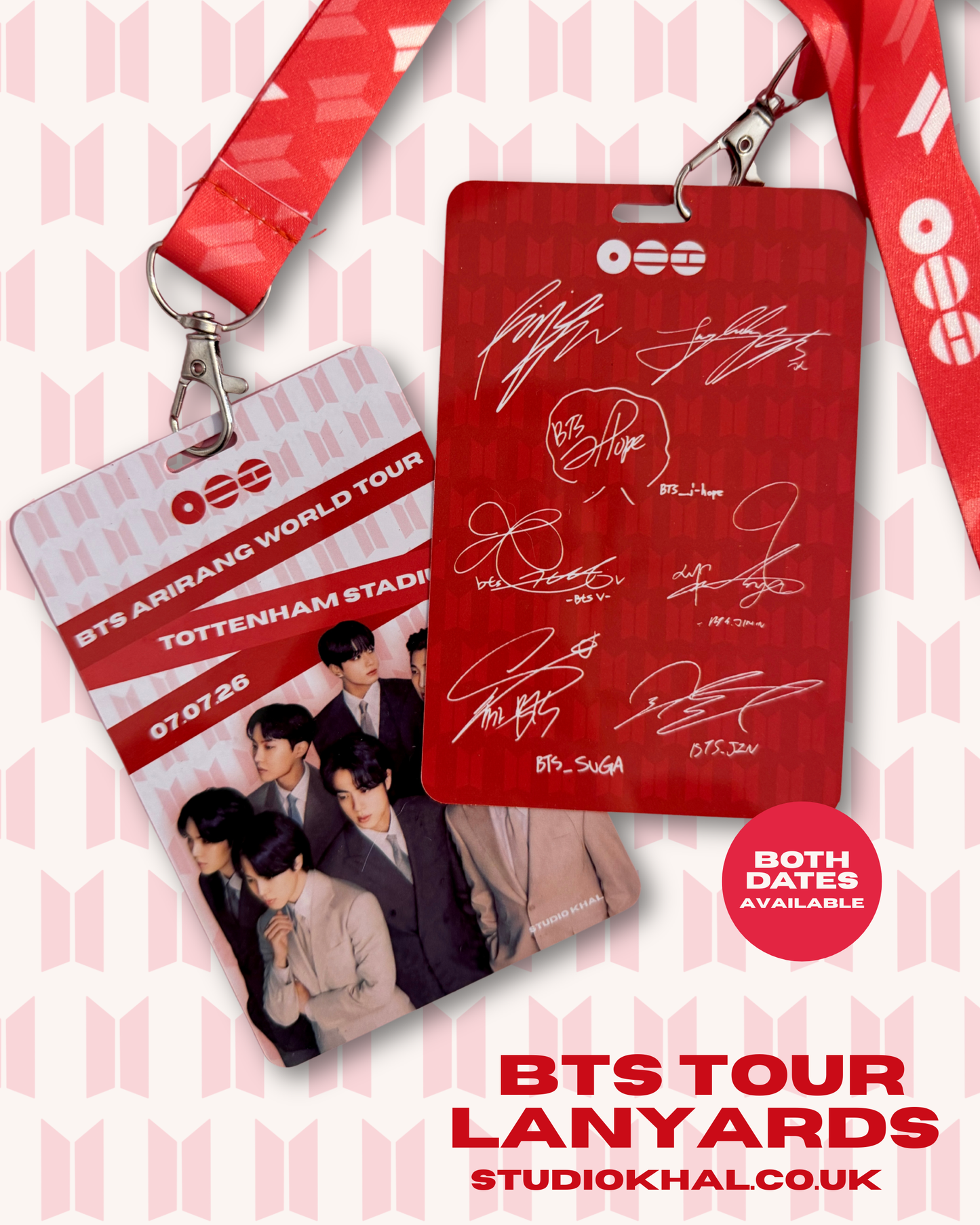 BTS ARIRANG Tour Lanyards | London