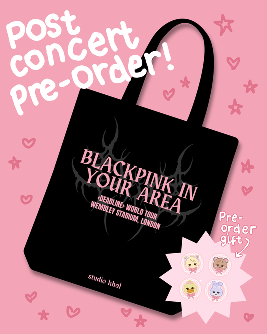 Blackpink Deadline World Tour London Tote Bag