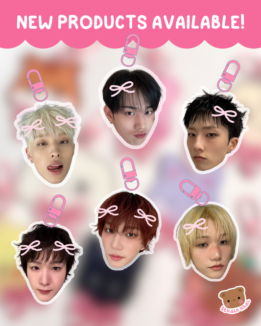 P1Harmony Member Coquette Keychains