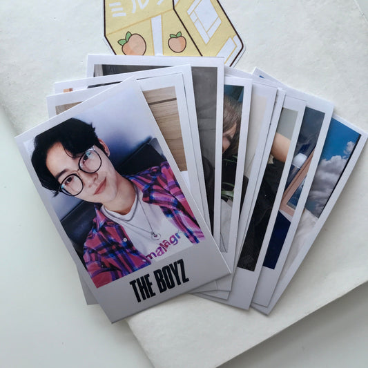 11 The Boyz Polaroid Style Photocards | Kpop