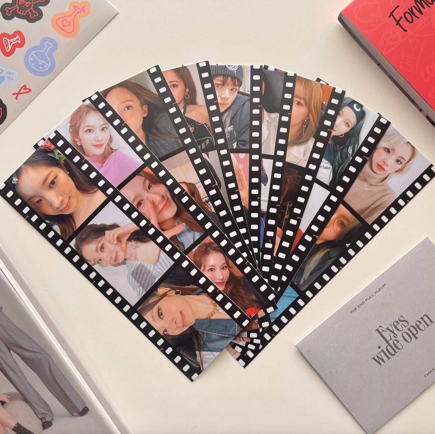 TWICE Selfie Photostrips/Bookmarks | Full Set