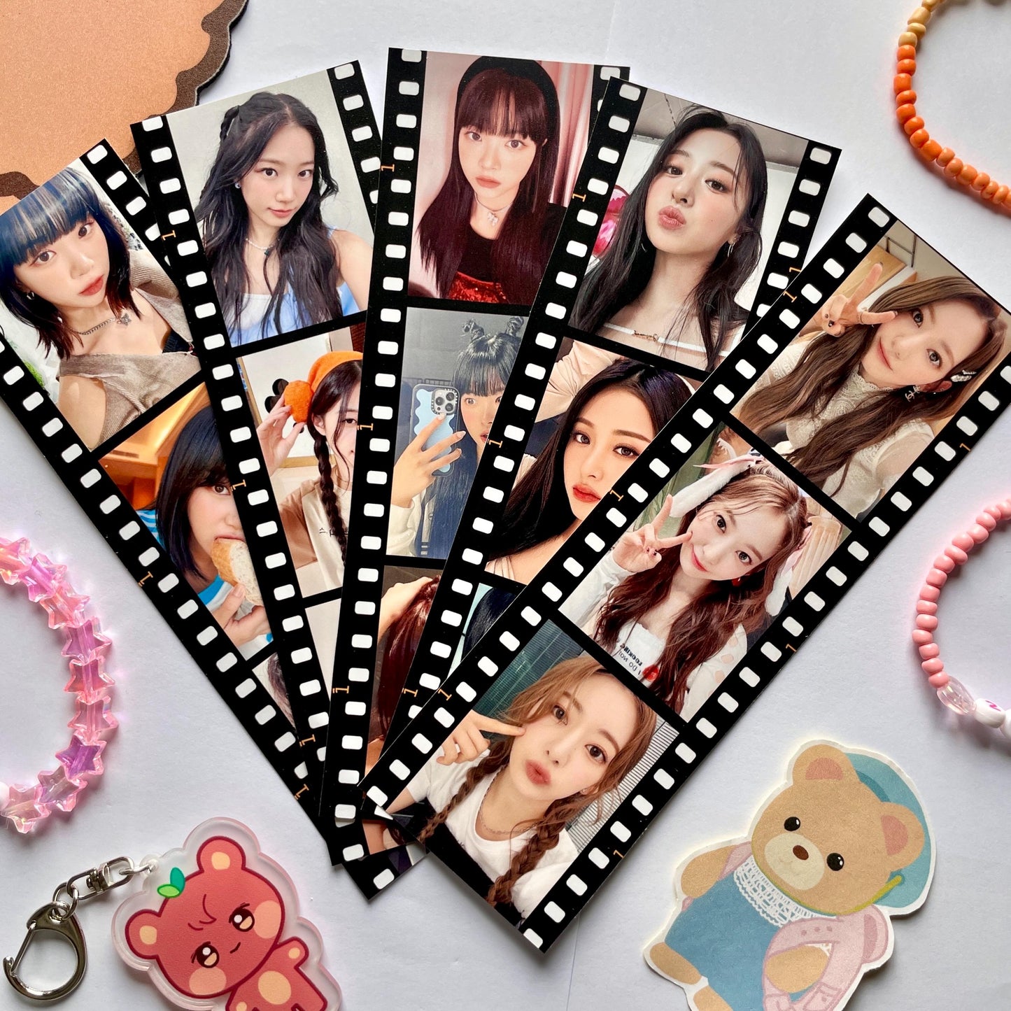 LE SSERAFIM Selfie Photostrips/Bookmarks | Full Set